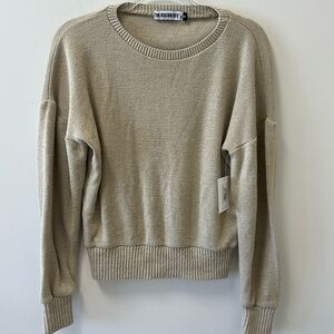 The Rockn Rev Oversized Sweater w/Old Navy Jean Shorts Bundle • Sz S/Sz 10